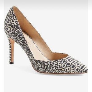 Loeffler Randall Pari Pump Snake Embossed, Size 7